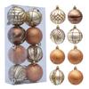 Shatterproof Painted Christmas Ball 6cm Christmas Baubles Christmas Hanging Ball  Home Xmas Decor