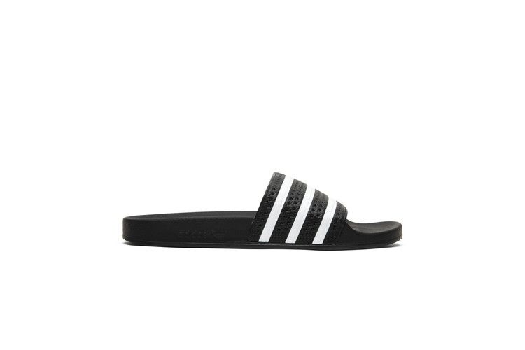 adidas Adilette Slides Black White