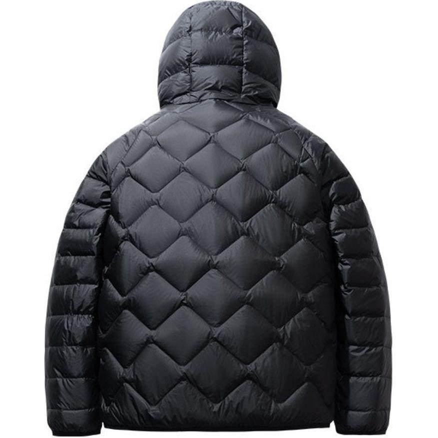 Anta Comfortable Casual Simple Hooded Loose Lightweight Down Jacket Men Outerwear Basic-Black 152447955-4