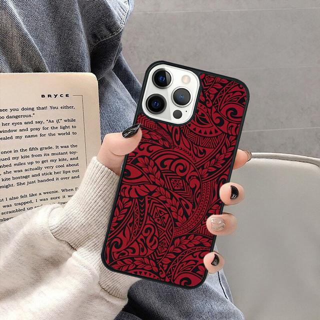Maori Tribal Samoan Polynesian Phone Case for iPhone 17 Air 16 16e 15 13 14 11 12 Pro Max Plus  Coque Fundas Shell