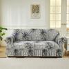 Full Wrap Stretch Milk Silk Sofa Cover Anti-Slip Skirt Style Sofa Protector Nordic Home Furniture Elastic Fitted Sofa Cover