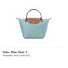 Longchamp Bolso de Mano Tipo Bolso de Empanada de Poliamida Pequeño para Mujer Verde Eucalipto 1621089P93
