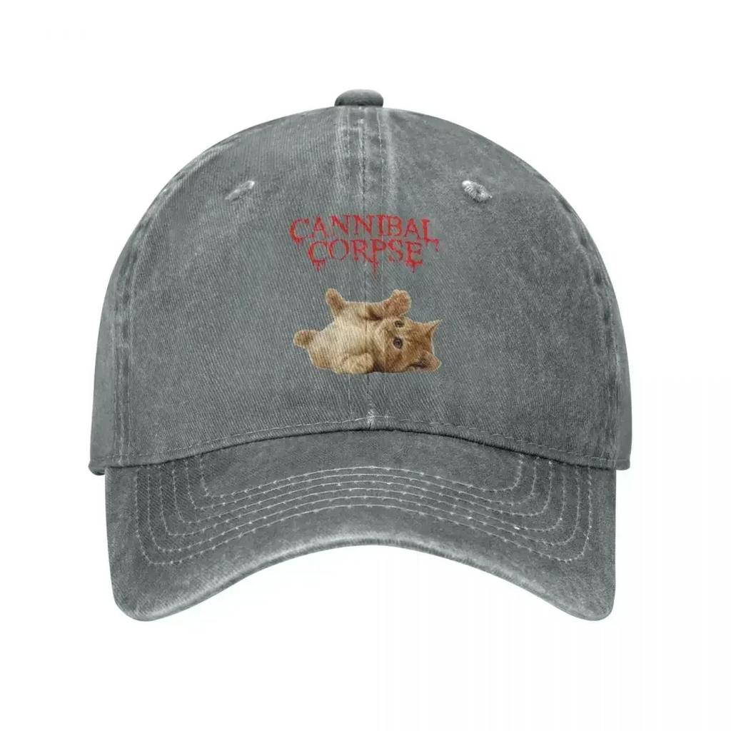 Vintage Cannibal Corpse Baseball Caps for Men Women Distressed Cotton Sun Cap Outdoor Activities Caps Hat