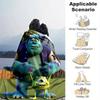 1pc, Monster Inc. Inspired Plush Blanket, Soft and Cozy for All Seasons, Blanket, Versatile & Cozy for Bedroom, Living Room, Travel, Camping, Car Blan