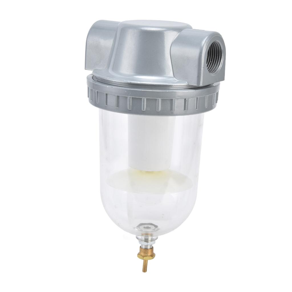 Air Compressor Filter Oil Water Separator with Transparent Cup High Filtering Accuracy 0.63MPaQSL‑25 G1