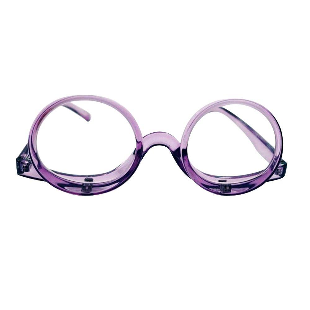 Diopter Folding Eyeglasses Rotating Makeup Reading Glasses Magnifying Glasses Cosmetic Glasses