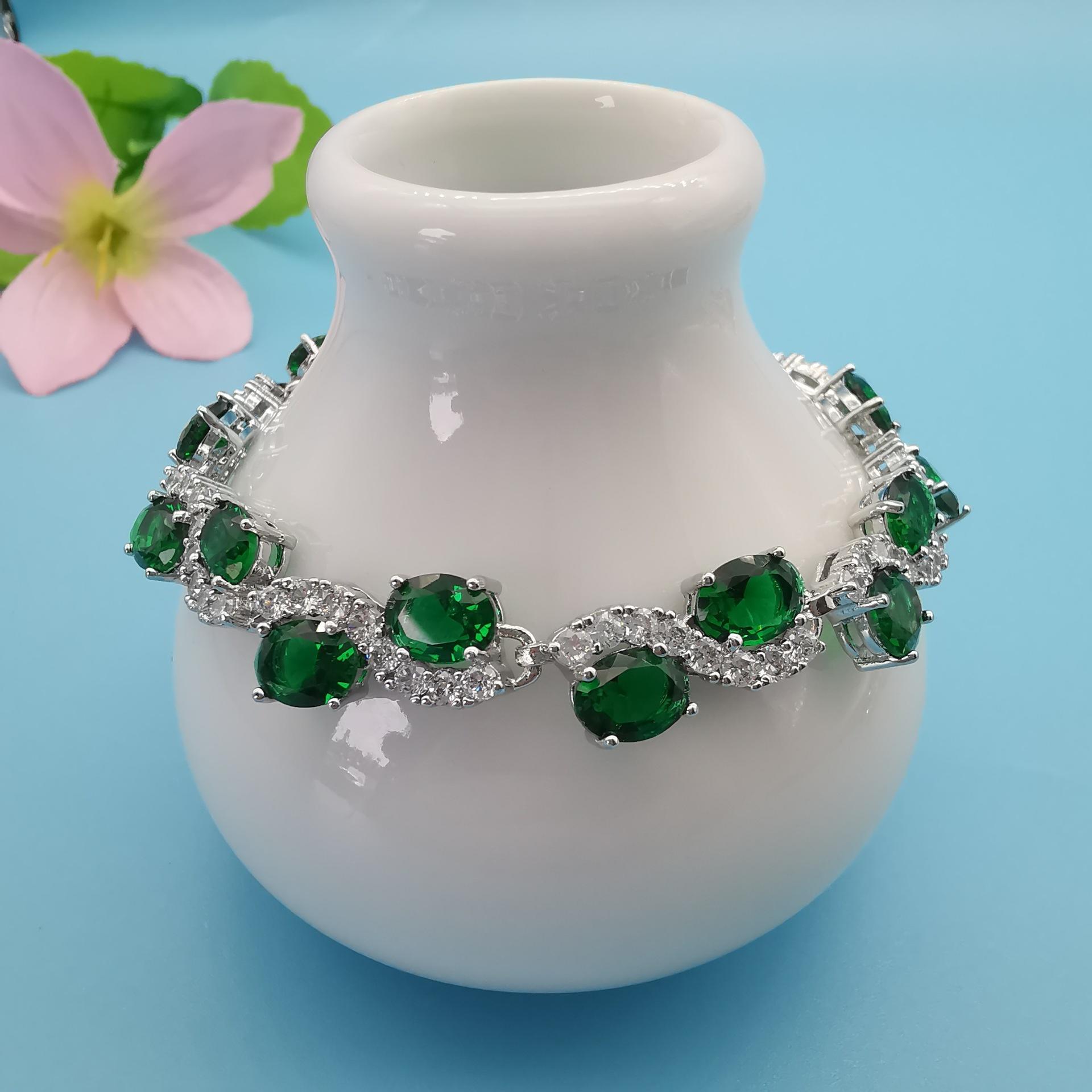 

Браслет в европейском и американском стиле, модные и популярные украшения для рук, браслет из циркония, подарок