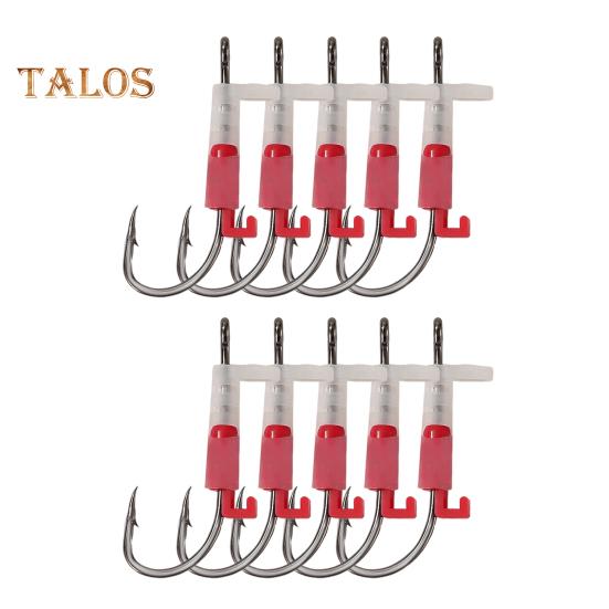 3/5/10/15/20Pcs Luminous Live Shrimp Fixing Hook Heavy Duty Glow-in-the-dark Barbed Fishhook Freshwater Saltwater Catfish Bass Fishing Hook Fishing