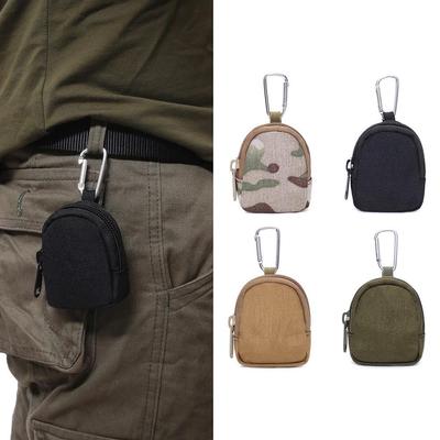 Tactical MOLLE Key & Coin Pouch - EDC Gadget Bag for Outdoor Sports