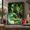 Personalized Broly Diamond Art Custom Name 5D Diamond Painting Full Drill DIY Craft