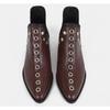 New Women's Boots Autumn Pointed Head Rivets Personality Ankle Boots Women Sneakers Chelsea Botas De Mujer