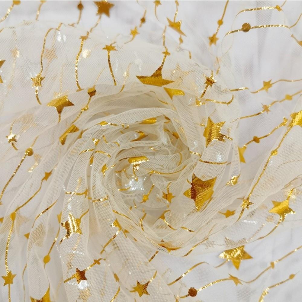 75*300CM Embroidered Table Runner Polyester Material Retro Style Tulle Table Decor Semi-Transparent Gauze Embroidery Design