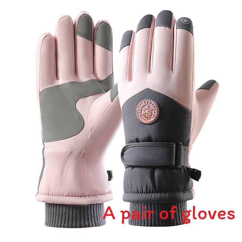 Snow Ski Gloves Women Men Touchscreen Waterproof Windproof Thick Oxford Fabric For Winter Outdoor Sports