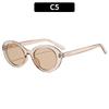 Women's sunglasses, fashionable T-shaped oval sunglasses