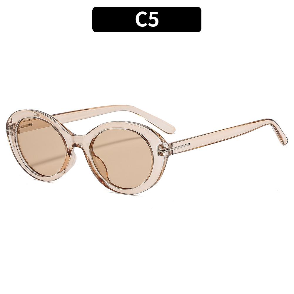 Women's Sunglasses, Fashionable T-shaped Oval Sunglasses
