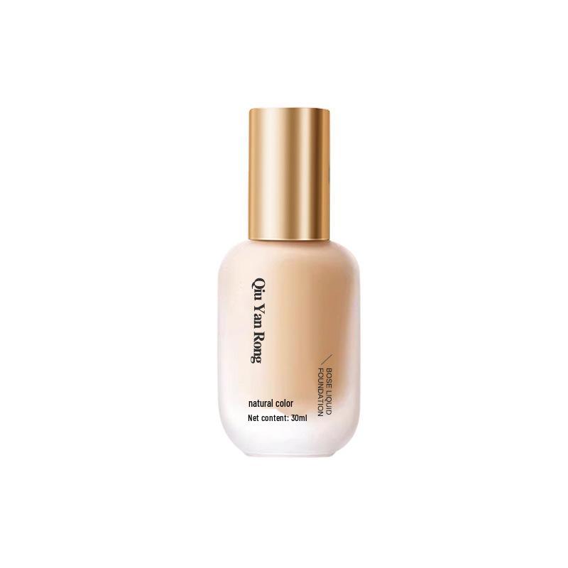 Rong Bosein Long-lasting Waterproof Foundation – Hydrating, Non-transfer, Sweat-proof for Dry/Oily Skin