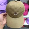 Women's Spring and Summer Korean Version Cute Cartoon Puppy Embroidered Soft Cotton Baseball Cap Couple's Baseball Cap Showing Small Face