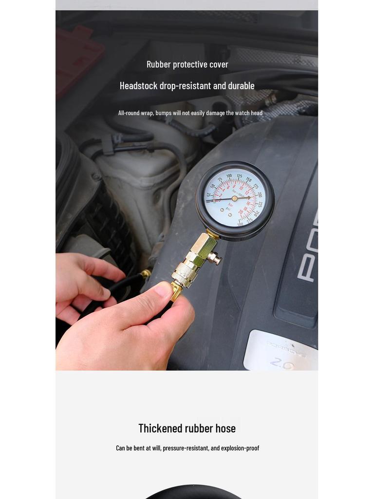 Motorcycle and Auto Engine Cylinder Pressure Detection Tool