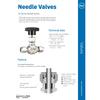 AW® 316 Edelstahl Integral-Hauben-Nadelventile Rohrverschraubung Hochdruck (6000Psi) Gerades Muster Regelventilspindel
