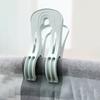 4 Pcs/Set Clips Plastic Thicken Great Spring Anti-slip Serrated Edge High Friction Clothing Clip for Home
