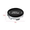 4pcs Car Wheel Center Hub Cap Logo Stickers Rim Cover Emblem Decal For Ford Fiesta MK7 Mondeo MK4 ST Focus MK1 MK2 MK3 Focus 2 3 4