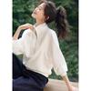 Women S Half Zip Stand Collar Oversized Casual Sweatshirt
