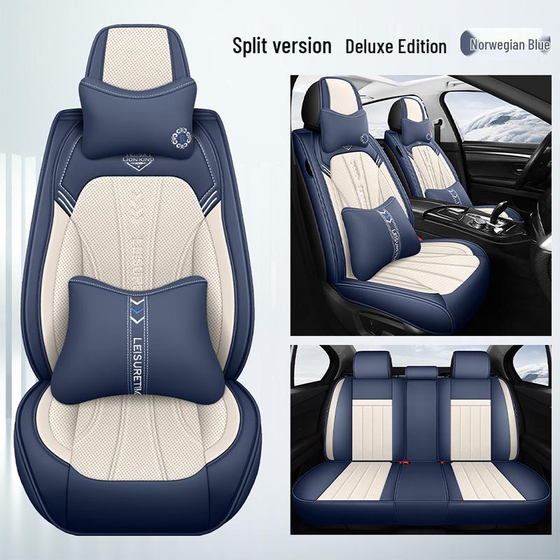 All-Season Universal Soft Leather Car Seat Cushion & Cover
