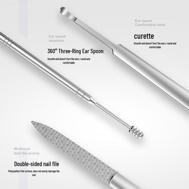 Qisu Mini Nail Clipper & File Set