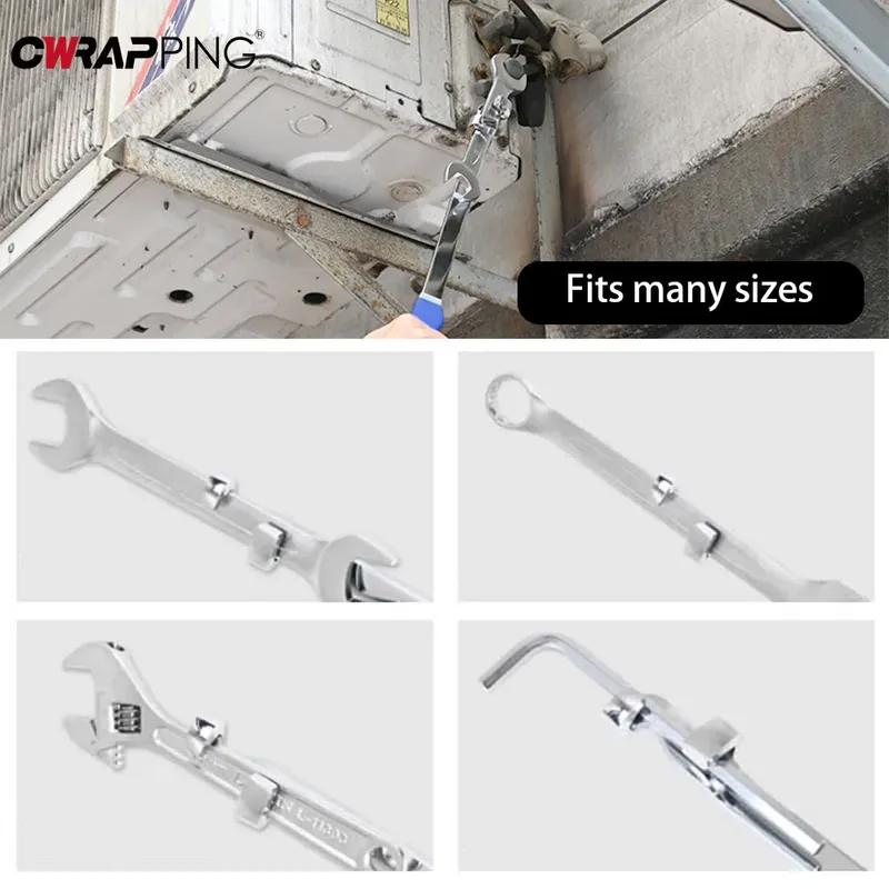 Wrench Extender Tool Bar Universal Torque Adaptor Wrench Extension Torque Amplifier Spanner Extender for Home Car Repair Tool