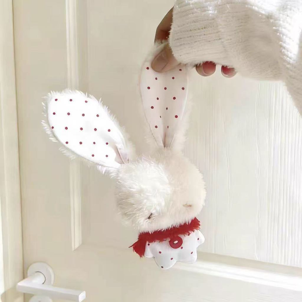 Plush Angel Bunny Keychain With Soft Short Plush For Kids And Teens