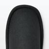 MUJI Washable Left and Right Size 84770234 Slippers, Slippers, Black, L,