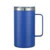 24oz Powder-Coated Stainless Steel 304 Insulated Coffee Mug with Handle