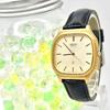 Used [New Battery] SEIKO Men's Watch Gold Octagon 5931-5210 060317 New Belt