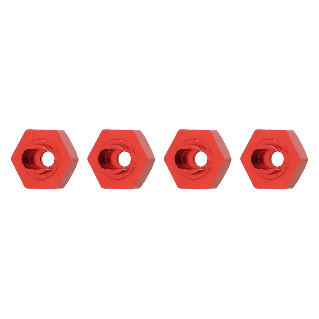 4PCS Wheel Hex Hub Adapter Aluminum Alloy Wheel Hex Coupler for   LaTrax Teton 1Celsius18 RC Truck