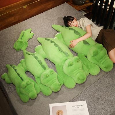 Cute Soft Green Alligator Doll Plush Toy Lying Down Alligator Doll Boys Accompany Soothing Doll