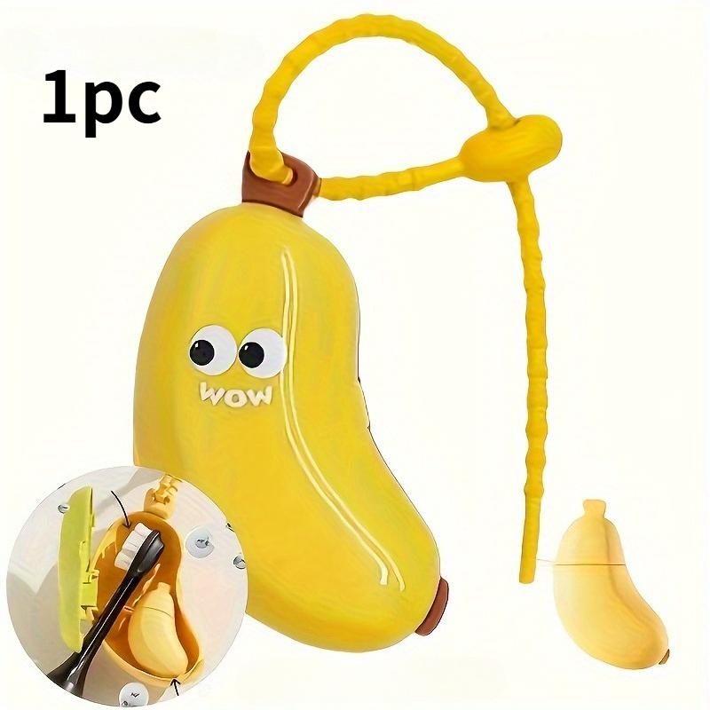 

Banana-Shaped Cute Shape Toothbrush Storage Case Portable for Travel,Designed for Electric Toothbrushes And Toothpaste Storage.