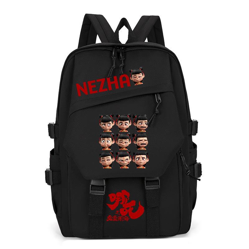 Nezha's Devil's Child Haohai School Bag Primary School Students Large Capacity Backpack Children's School Backpack Trend Fashion