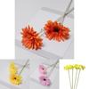 Daisy Artificial Flower Decor With Silk Material For Home Styling And Photography Scenes