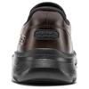 Skechers Casual Men Dark Brown Casual Leather Shoes Comfortable Versatile 205518-DKBR