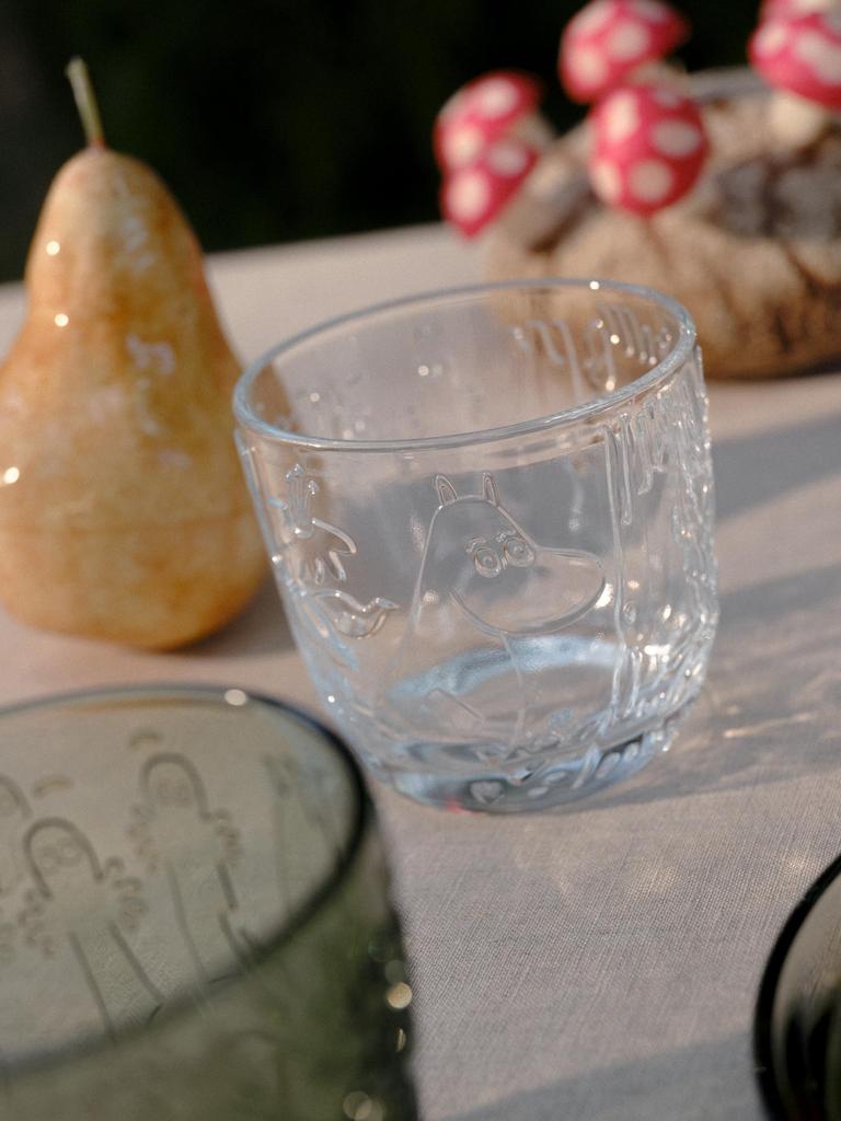 Imported Moomin by Glassware Collection Tumbler Cup 280ml Pair Set Clear Moomin Tableware Arabia 1070867 [Regular Goods] (Moomin ARABIA) Approx. (2