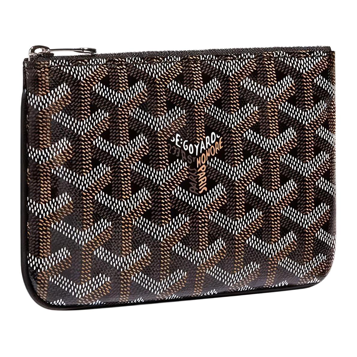 

Goyard Senat Y Монограмний гаманець на блискавці Тримач для карток Клатч Міні унісекс гаманець Чорний SENAT2MINTY-01CL01P Shopping Bag Set(Basic Set+Shopping Bag)