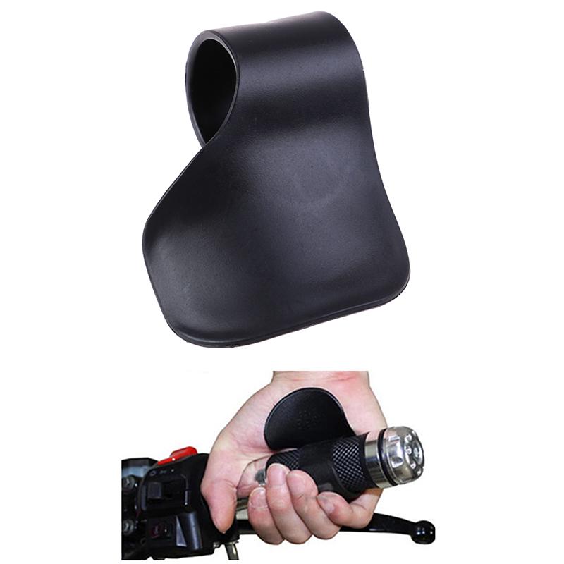 1Pc Motorcycle Black Grip Throttle Assist Wrist Cruise Control Cramp Rest