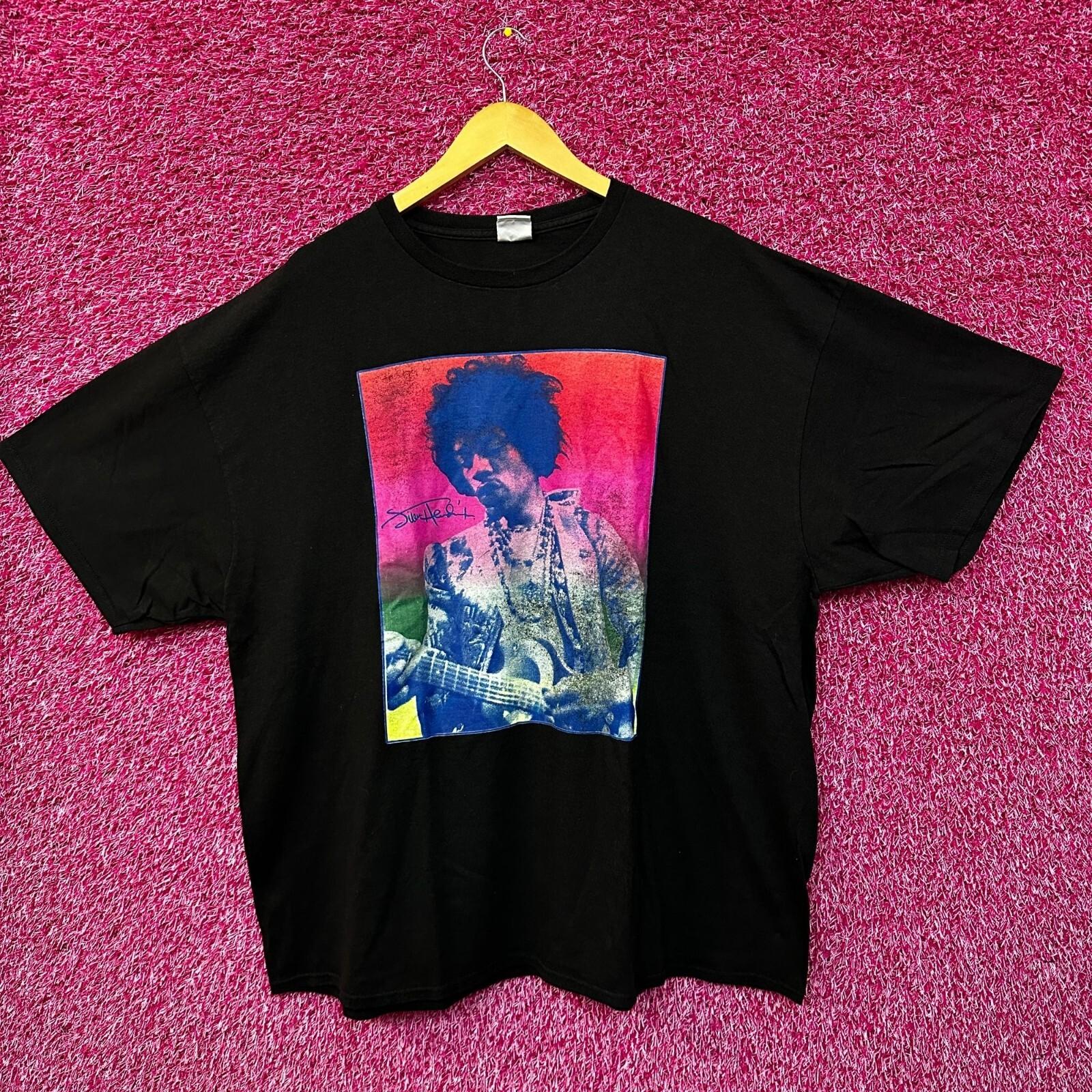 Jimi Hendrix Groovy psychedelic rock tshirt size 2x S