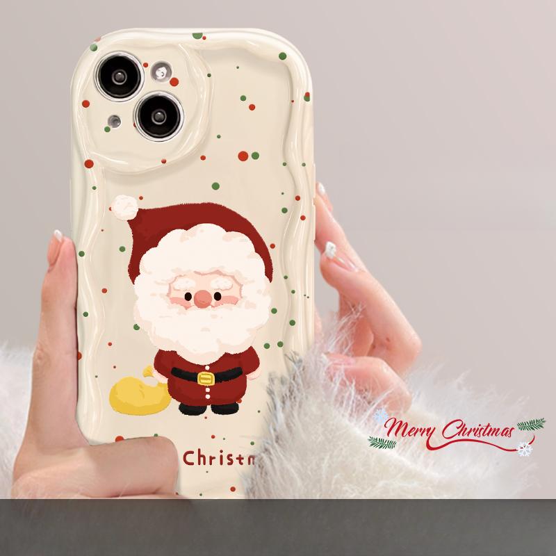 Aplicabil pentru husă telefon mobil Apple 15 IPhone 14promax/13 Punct de culoare ecran complet Crăciun Stand 11/12 Silicon Xs