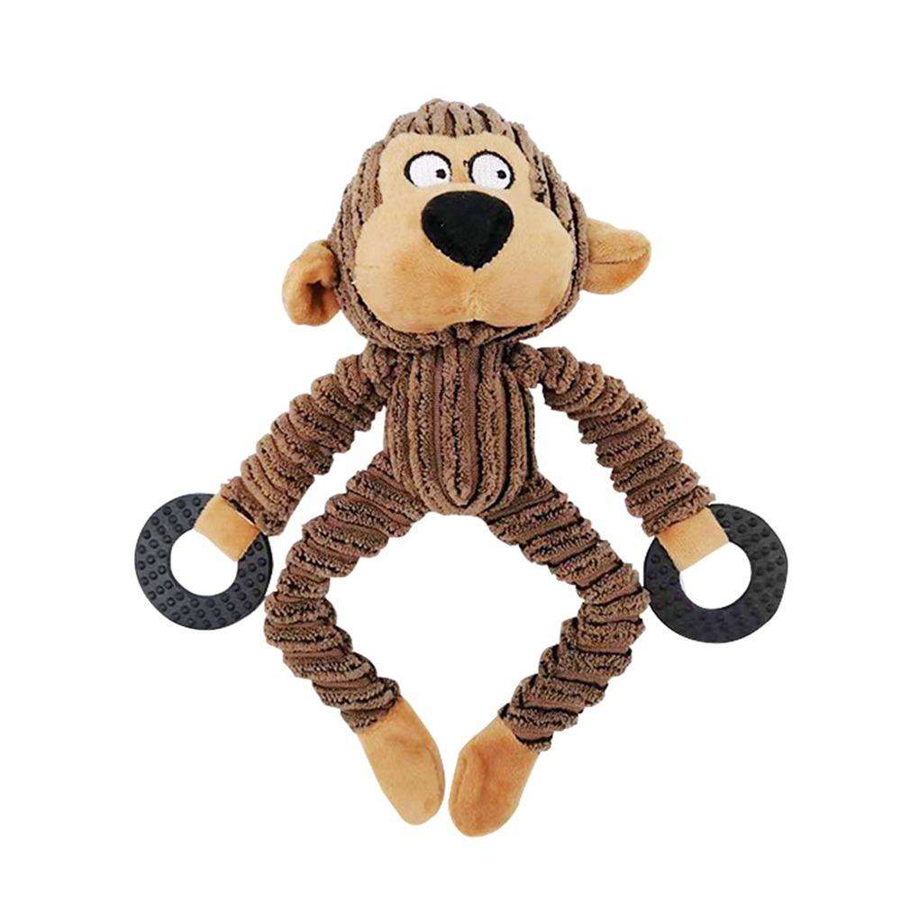 25cm Fun Sounding Dogs Tooth Cleaning Interactive Pet Companion Cute Soft Chew