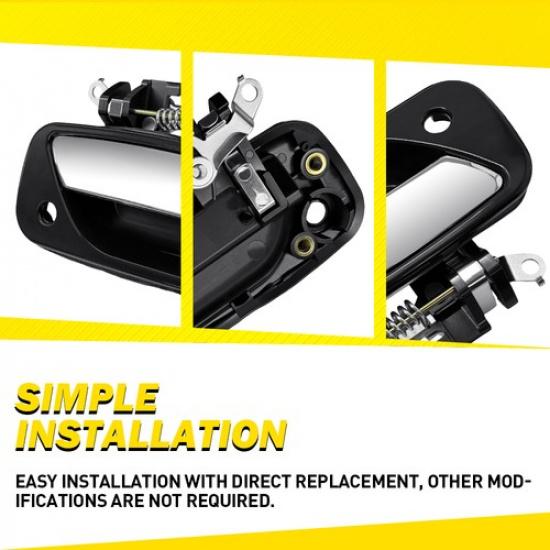 Front Passenger Side Exterior Door Handle For Toyota T100 1993-1998 TO1311135