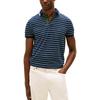 Tommy Hilfiger Logo Comfortable Versatile Striped Fashion Short Sleeve Polo Shirt Men Tops MW41605-0A4