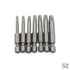 7Pcs Five-star Hollow Screwdriver Bit With Hole S2 Magnetic Screwdriver Bit Set Screwdriver Head Screwdriver