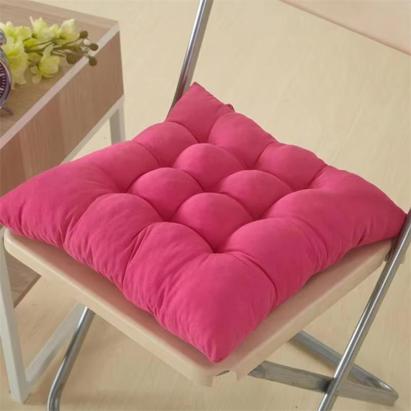 Plush Anti Slip Office Chair Cushion Home Computer Chair Cushion Living Room Dining Table Chair Cushion Machine Washable 40CM