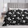 The Evolution of Video Game Plush Blanket Kids  Flannel Bedding Throws For Bedroom Warm Soft Custom DIY Quality Bedspread Gift
